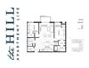 Dale Two Bedroom Milton Walkout Two Bedroom Floor Plan Dale Two Bedroom Milton Walkout Two Bedroom Floor Plan at The Hill Apartments